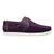 Mocassim masculino casual em couro original nobuck Uva