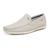 Mocassim Masculino Sapato Dockside Conforto Em Couro Legitimo Branco