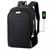 Mochila 25L Anti Furto Cadeado Senha Saída para Fone Ouvido Carregador PowerBank Notebook Escola Trabalho Passeios Preto