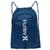 Mochila Academia Hurley Sacola Esportiva Musculação Bag Fitness Resistente Azul
