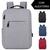 Mochila Antifurto Viagem Impermeável Notebook Carregamento USB Masculina Feminina - Cores Aleatória