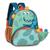 Mochila Bolsa Bichinhos Zoo Pets Animais Infantil Meninos Verde