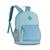 Mochila Bolsa Costas Escolar Juvenil Feminina Pastel - Clio Azul