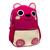 Mochila Bolsa de Ombro Infantil em Neoprene - Bebe, Creche, Animais, Zoo, Escolar Ursinho Rosa