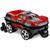 Mochila Bolsa Escolar 3D Carrinho Pick-up Hotwheels Infantil Com Rodinhas Forte Resistente Vermelho