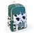 Mochila Bolsa Feminina Escolar Estampada Vaca Fofa Kawaii Verde