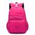 Mochila Bolsa Feminina Escolar Juvenil Básica Impermeável Rosa