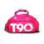 Mochila Bolsa Fitnes T90 Vários Compartimentos Impermeável Rosa chiclete