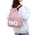 Mochila Bolsa Masculina Esportiva Casual Unissex Semi Impermeavel Linha Premium Moda Blogueira Academia Trabalho Treino Rose