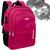 Mochila Bolsa Masculina Feminina Estilosa Para Dia a Dia Trabalho Escolar Faculdade Viagem Com Bolso Antifurto Com Saída Ubs/Fone Marcador De Bagagem Rosa