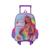 Mochila Carrinho Violeta Kids Barbie Arco-íris  Luxcel Pink