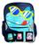 Mochila Costas Escolar Infantil Menino Dinossauro Creche Azul-escuro