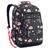 Mochila Costas Feminina Escolar Infantil Juvenil Backpack Good Vibes Unicórnio Denlex Preto