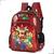 Mochila Costas Infantil Menino Super Mario Estrelas Luxcel Reforçada 2 Compartimentos Original Vermelho