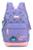 Mochila Costas Juvenil Original Stitch C/ Chaveiro Roxo