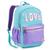 Mochila Costas Juvenil Reforçada Feminina Love Denlex Roxo