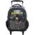 Mochila De Carrinho Escolar Batman - 7580 Preto