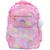 Mochila de Costas Bolsa Escolar Grande P/ Menina Feminina Colorida Desenho P/ Notebook Resistente - Princesa Luxo Moda Rosa