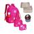 Mochila De Costas Escolar Rebecca Bonbon Soft College Rosa