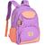 Mochila de Costas Feminina Escolar Reforçada Colorida Luluca Lu Like Modelo 2 Lilas E Laranja