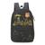 Mochila de Costas Harry Potter Hogwarts Preto Original Preto