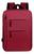 Mochila De Costas Mala Multifuncional Porta Notebook Entrada USB Corporativa Executiva Masculina Grande Alcochoada Vermelho