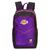 Mochila de Costas Sestini Grande NBA Magic Lakers Roxo Purple
