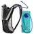 Mochila de Hidrataçao Refil 2 litros Agua Termica Ciclista Canudo Trilha Bolsa Corrida Ciclismo Cantil Bike Bicicleta bolsa dagua Trilha Camping Cinza claro