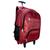 Mochila de Rodinha Masculina Escolar  Executiva Notebook Vermelho