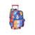 Mochila de Rodinhas Bolofofos Infantil Escolar Creche Colorido