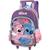 Mochila de Rodinhas Com Alça Luxcel Stitch Roxo Purple