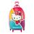 Mochila de Rodinhas Hello Kitty Escolar Infantil 3D Meninas Vermelho