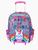 Mochila de rodinhas mochilete princesas da disney infantil escolar meninas rosa UNICÓRNIO 