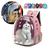 Mochila De Transporte Pet Visão 360 Panoramica Gato Cão Dog Rosa