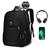 Mochila Escolar Bolsa Executiva Faculdade Grande Masculina Trava Anti Furto Espaço Notebook Preto