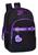 Mochila Escolar Feminina com Chaveiro Love Up Girls - Yepp Preto