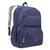 Mochila Escolar Feminina Masculina Juvenil Reforçada Costas Azul Escuro