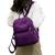 Mochila Escolar Feminina Resistente Faculdade Cursinho Linda  Roxo