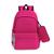 Mochila Escolar Feminina Semi Impermeavel Tecido Reforçado Pratica Volta as Aulas Envio Imediato Moderna Moda Juvenil Rosa pink