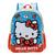 Mochila Escolar Infantil Costas Hello Kitty Original Xeryus Azul