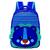 Mochila Escolar Infantil Creche Volta Aulas Passeio Criança Reforçada Resistente Estampada Leve Pequena Leãozinho Azul