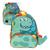 Mochila Escolar Infantil de Costas Animais Zoo Dinossauro Clio Pets Verde