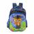 Mochila Escolar Infantil Masculina 3D Coruja WL-C143 Azul