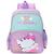 Mochila Escolar Infantil Menino Menina Dinossauro Coelho de Costas Star Shop Roxo