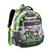 Mochila Escolar Infantil Pequena Menino Mochilete Game Craft Verde