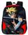 Mochila Escolar Naruto Boruto Infantil Juvenil Estampada Preto