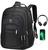 Mochila Executiva Notebook Masculina Feminina Reforçada Faculdade Trabalho Impermeável Preto