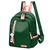 Mochila Feminina Bolsa Social Média Reforçada Luxo Volta as Aulas Colorida Escolar Top Menina Pratica Moderna Espaçosa Verde Militar