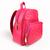 Mochila Feminina Couro Bolsa Passeio Viagem Impermeável Reforçada 2 Divisões - 8192 Pink