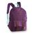 Mochila Feminina de Costas Juvenil Listas Clio Girls Roxo